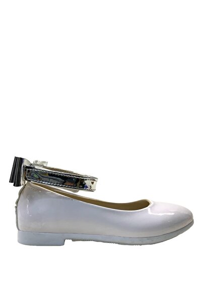 Tuğba Ortopedi 1505-1 Ортопедичні шкіряні балетки - Білі балетки для дівчаток