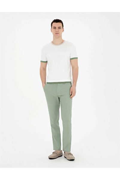 Pierre Cardin PİERRE CARDİN ERKEK O YAKA SLİMFİT SPOR BASKILI T-SHIRT G021SZ0TK.000.1861971 LORA