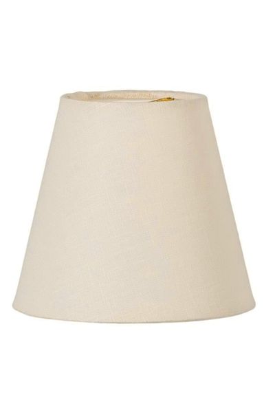 burenze 14 Cm Cream Colored Lampshade Chandelier Sconce Hat - 1 Piece (E27 Lampholder)