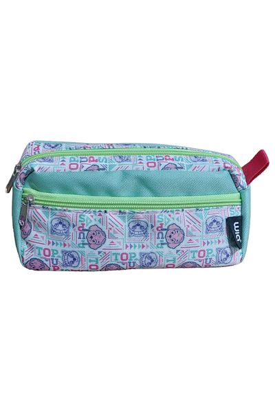 SEYFİKİRTASİYE Colored Fabric - 2 Compartments, Cloth Pen, 1 Main Compartment and 1 Front Pocket