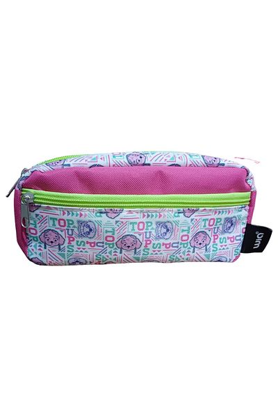 SEYFİKİRTASİYE Colored Fabric - 2 Compartments, Cloth Pen, 1 Main Compartment and 1 Front Pocket