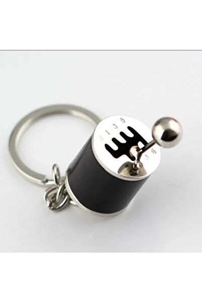 ANI OFİS KIRTASİYE Hareketli Araba Vites Anahtarlık Altı Hız Manuel Vites Dişli Shifter Topuzu Metal Anahtarlık