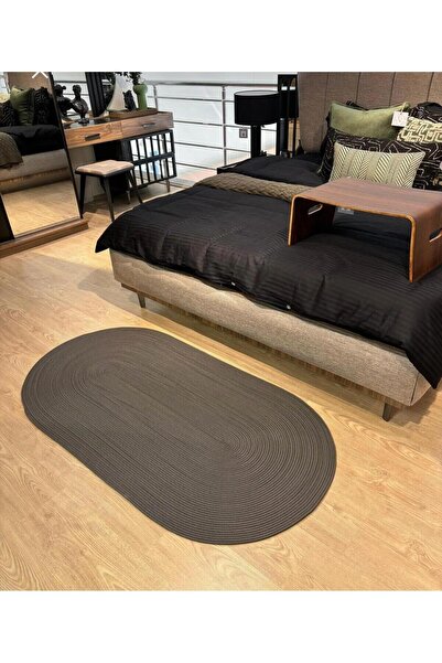 bestiva hasır jüt halı el örgüsü halı kilim yıkanabilir çift taraflı oval