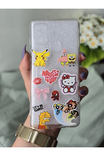SUPER FRAME Samsung Galaxy A21S Compatible Printed Transparent Phone Case