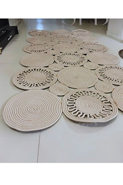 bestiva hasır jüt halı el örgüsü halı kilim yıkanabilir çift taraflı