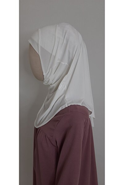 erasra class Practical Girl's Headscarf - 4-10 Years, White Color