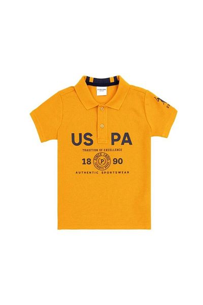 U.S. Polo Assn. Tricou cu gât polo pentru băiat