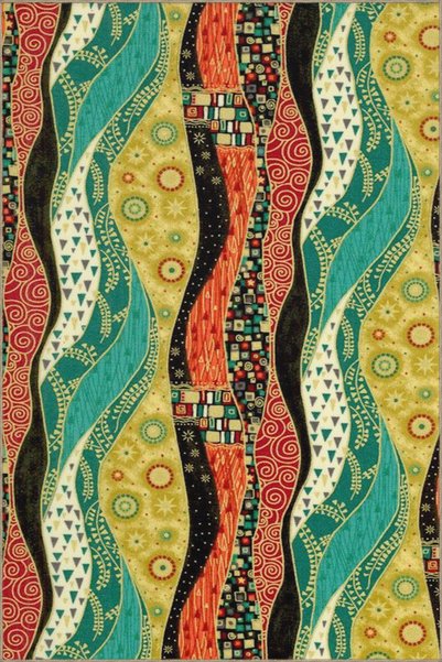 Rugs Modern Halı Flowing Modern Multicolor Ethnic Patterned Decorative Washab...