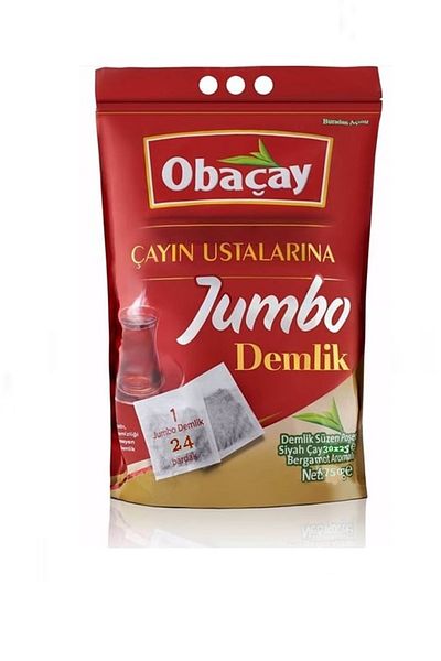 Obaçay 30x25 جرام كيس شاي جامبو - عبوة واحدة