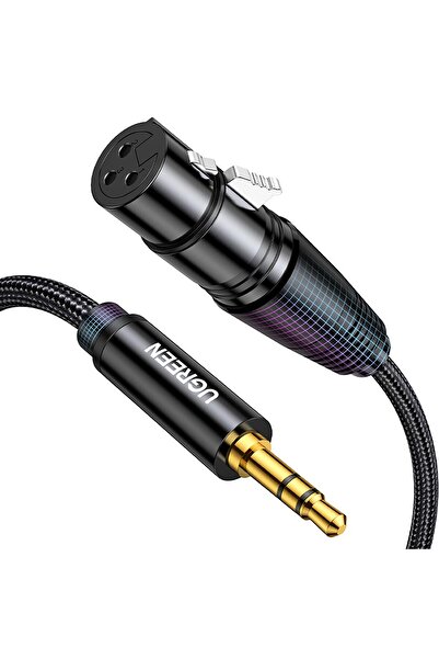 Ugreen 3.5mm To Xlr Mikrofon Ses Kablosu Örgülü 1 Metre
