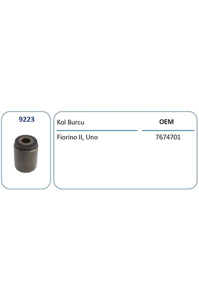 FKK FIORINO UNO7674701 ROTILLI ARM BUSH - GOLD