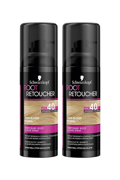 Schwarzkopf Beyazları Anında Kapatan Sprey Boya Kumral 120 ml  X 2 Adet