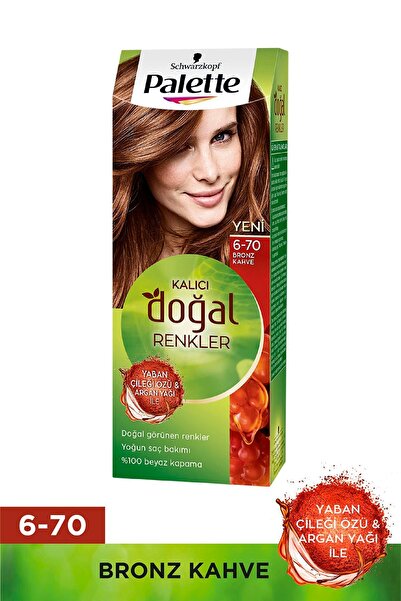 Palette Kalıcı Doğal Renkler 6-70 Bronz Kahve