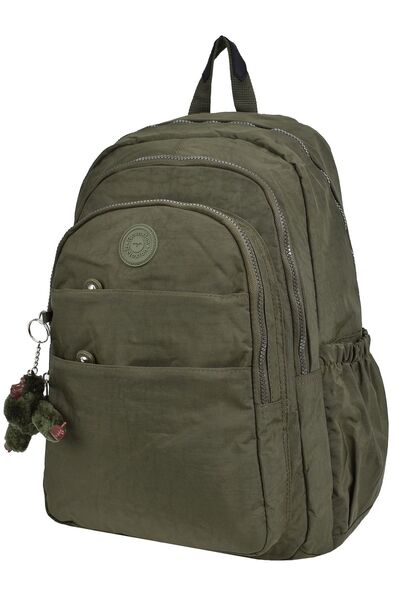 ELATAE Waterproof Crinkle Fabric Orthopedic Multi-Compartment School Backpack