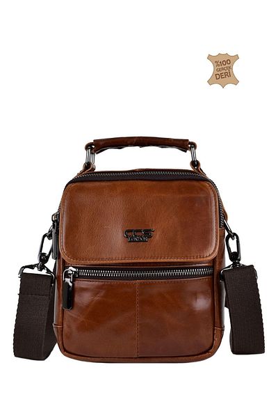 ELATAE Ççs Multi-Eye Genuine Leather Men's Bag 31440