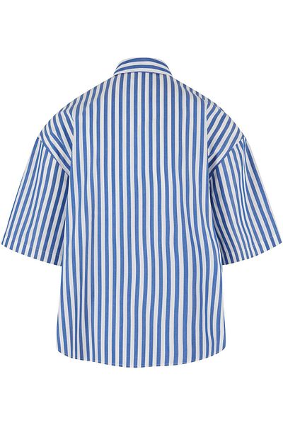 Urban Classics Gestreiftes Kurzarm-Sommerhemd für Herren