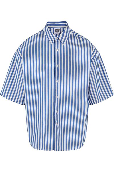 Urban Classics Gestreiftes Kurzarm-Sommerhemd für Herren