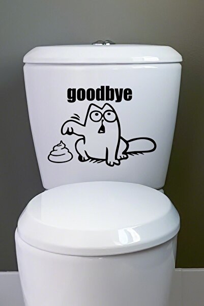 Kt Grup Goodbye Klozet Kapağı Banyo Sticker