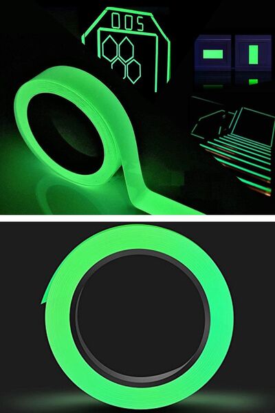 TechnoStation Fosforlu Bant 4 Metre Gamer Odaları Merdiven Basamakları Ev Dek...