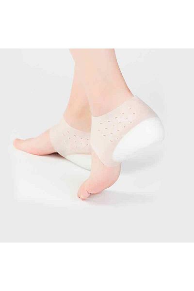 Mulvix White Mlvx Heel Booster Socks - Blsm