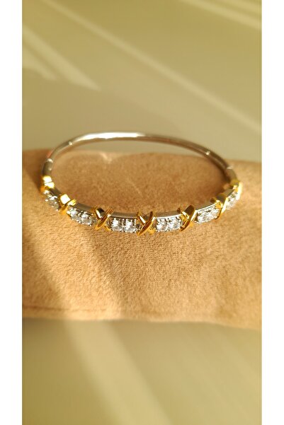 Opia JEWELRY Silver Silver Gold Steel Xo Clamp