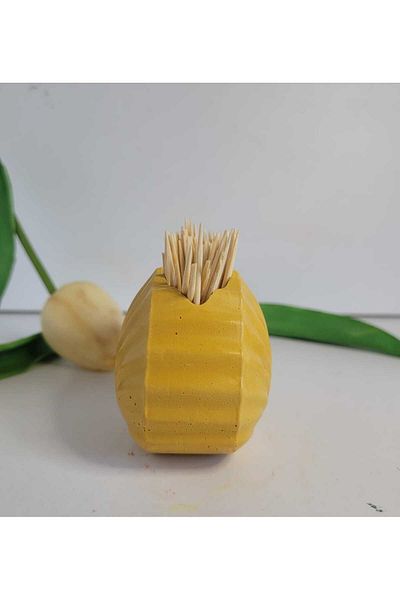 KARRA Concrete Decorative - Toothpick Vase and Toothpick Holder