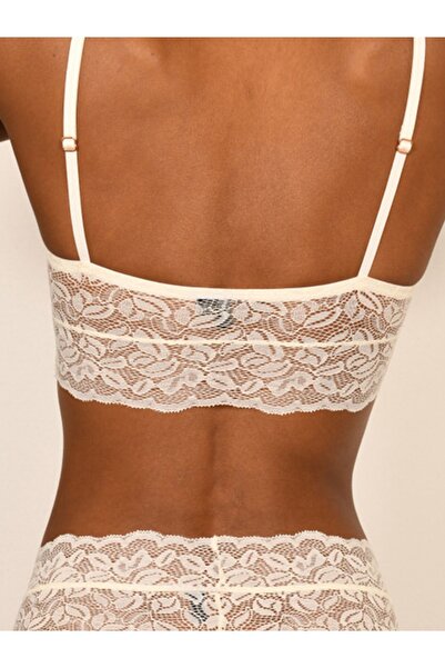 BICCA Σουτιέν με λουλουδάτο δαντέλα με λεπτομέρεια από δαντέλα της σειράς Whitney Ecru