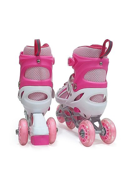 Depomiks Avm Children's Skate - 2+2 Wheel Practice, Number Adjustable, M (35-38) Beginner Skate