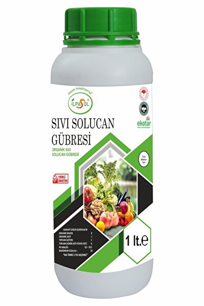 ilpasol %100 Organik Sıvı Konsantre Solucan Gübresi 1litre