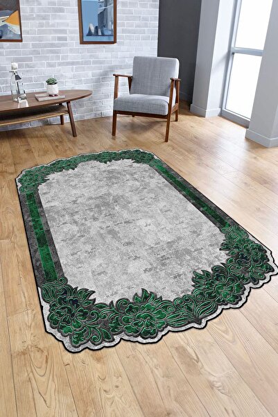 Napoli Home Dijital Baskılı Kaymaz Taban Yıkanabilir Lazer Kesim Yolluk Mutfa...