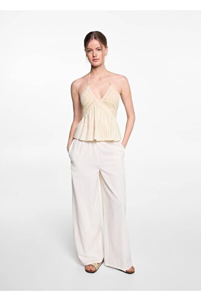 Mango Teen Tricou Alb Pentru Copii