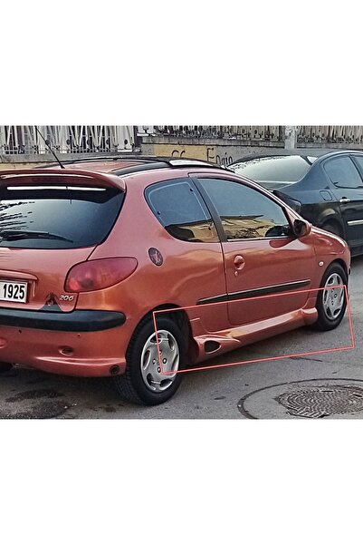 OTOSPORT PEUGEOT 206 TEK KAPI MARŞPİYEL TAKIMI FİBERGLASS BOYASIZ A+ KALİTE