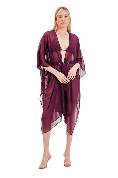 ZEKİ Clever Plum Colored Dress