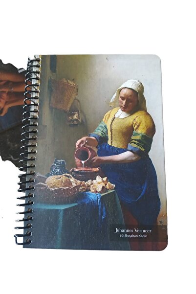Colornote Papirüs Papirüs Tuval 16X23cm Spiralli Sert Kapak 100 Yaprak Çizgil...