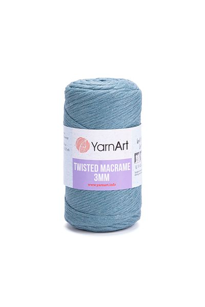 Yarnart Twisted Macrame 3 Mm - Μακραμέ Πλεκτό Νήμα Χεριού Μπλε-795