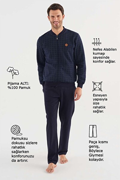 Mod Collection Erkek Lacivert Eşofman Takım