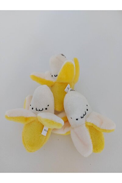 By Muan 3 adet peluş muz anahtarlık hediyelik