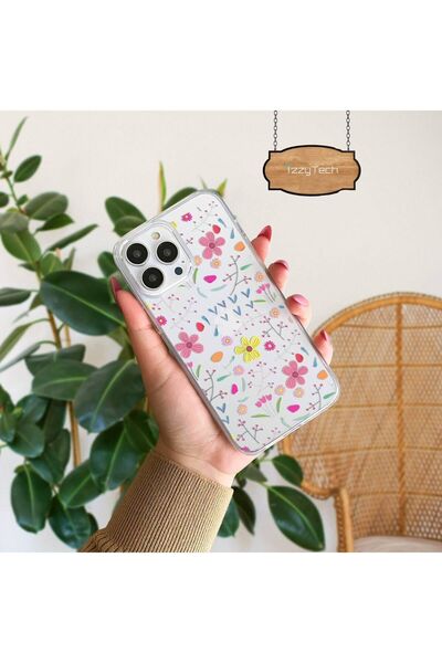 izzytech حافظة متوافقة مع هاتف iPhone 14 PLUS، غطاء ناعم واقٍ رفيع بتصميم شفاف