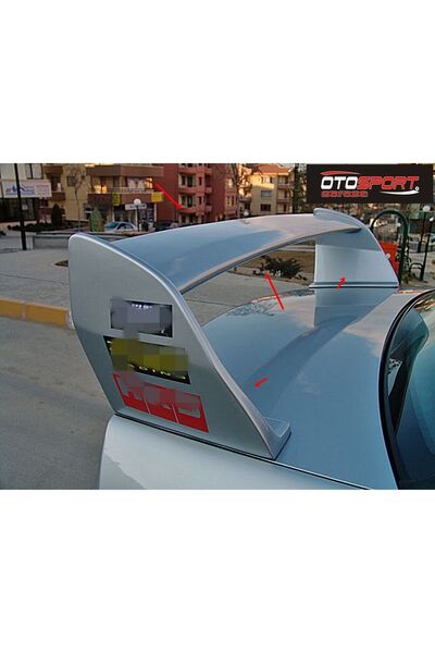 OTOSPORT Mitsubishi Lancer Uyumlu Yüksek Spoyler Fiberglass Boyasız