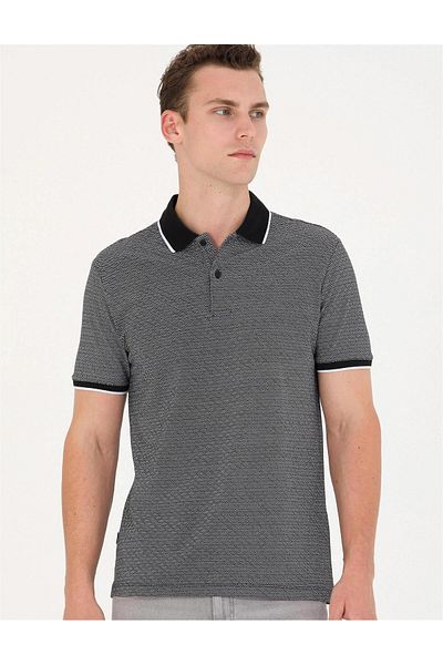 Pierre Cardin T-Shirt Polo Neck Slim Fit