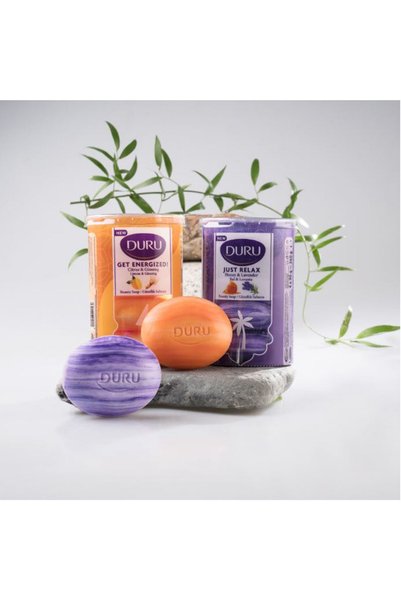 Duru *New* Moods Beauty Soap Energized Lemon&Ginseng 4*90 g 4 Pieces