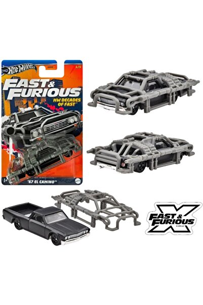 HOT WHEELS Fast & Furious Hızlı ve Öfkeli Özel Koleksiyon Seri Uzun Kart Hotw...