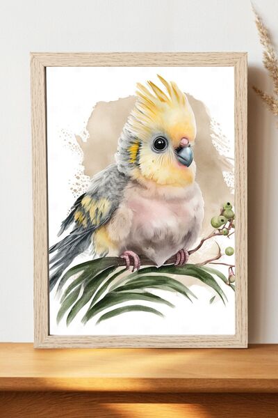 Luna Marissa Αφίσα πουλιών - Αφίσα τοίχου από γυαλιστερό χαρτί χωρίς πλαίσιο