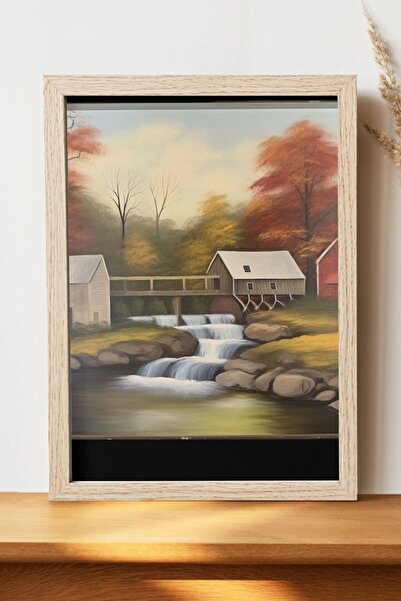 Luna Marissa Αφίσα τοπίων - Αφίσα ψηφιακής τέχνης από χοντρό χαρτί χωρίς πλαίσιο