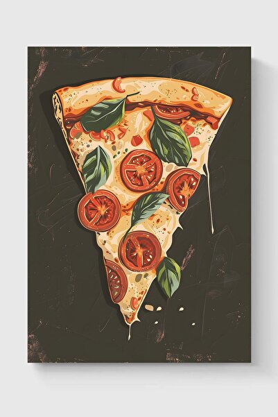Luna Marissa Αφίσα τοίχου με φέτα πίτσας χωρίς πλαίσιο