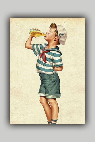 Luna Marissa Ρετρό ποπ-αρτ αφίσα - Αφίσα τοίχου χωρίς πλαίσιο