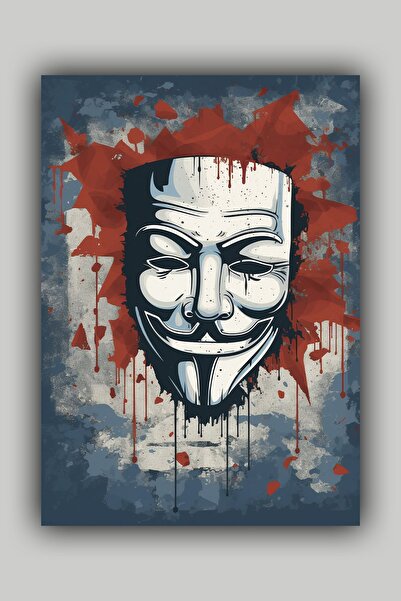 Luna Marissa Αφίσα τοίχου χωρίς πλαίσιο ρετρό V For Vendetta