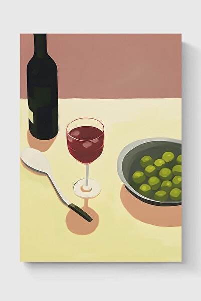 Luna Marissa Διακοσμητική αφίσα κρασιού - Εικονογράφηση χωρίς πλαίσιο