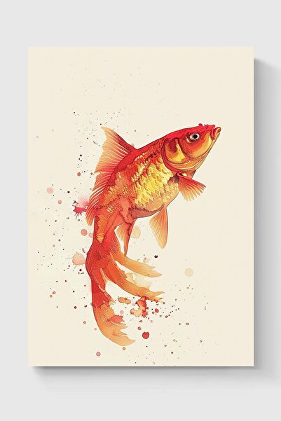 Luna Marissa Καλλιτεχνική αφίσα ψαριών χωρίς πλαίσιο τοίχου