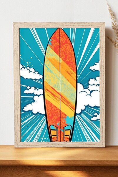 Luna Marissa Αφίσα για σέρφινγκ - Αφίσα τοίχου από γυαλιστερό χαρτί χωρίς πλα...